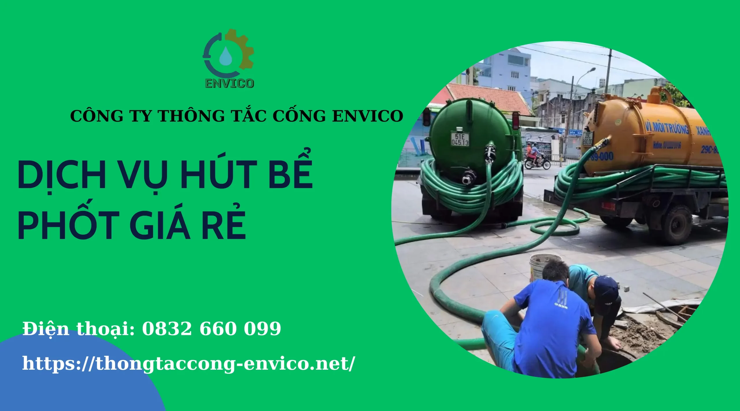 dịch vụ hút bể phốt