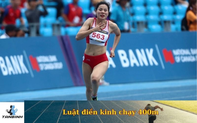 Luật điền kinh chạy 400m