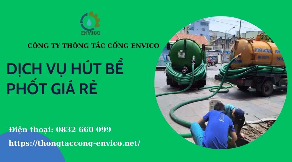 dịch vụ hút bể phốt