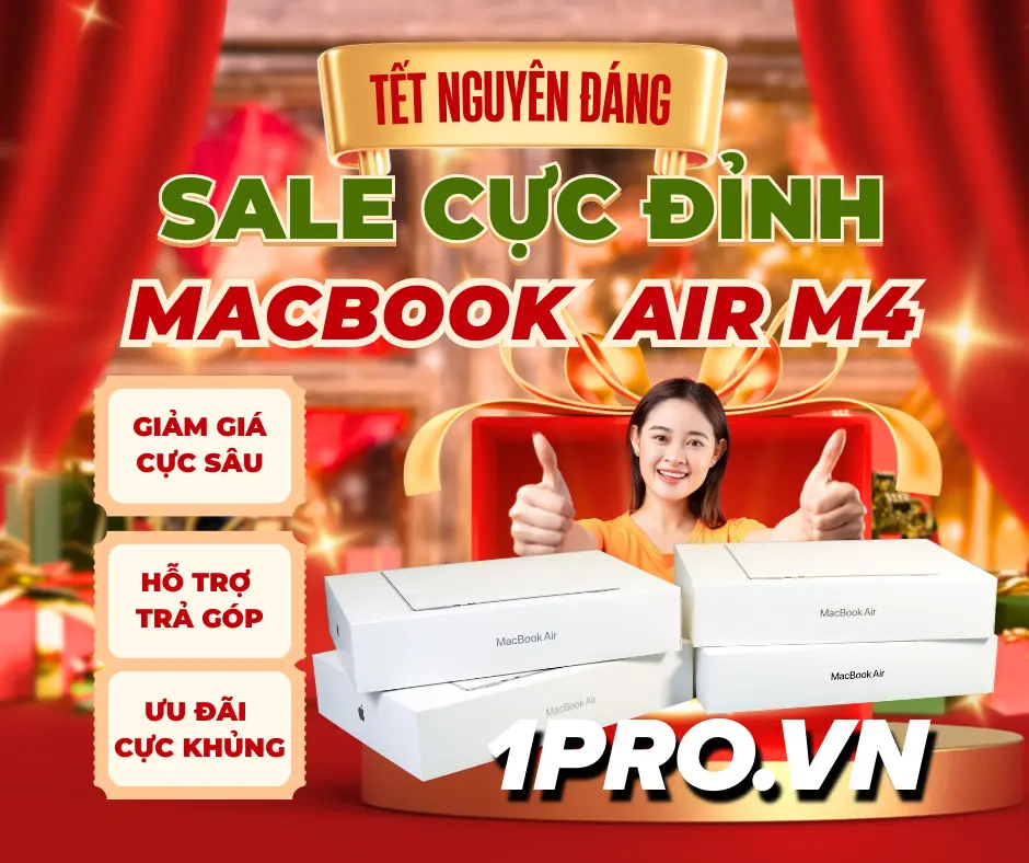 Macbook Air M4 đặt trong không gian làm việc tối giản