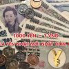 1000 Yên Bằng Bao Nhiêu Tiền Việt? Tỷ Giá Quy Đổi Mới