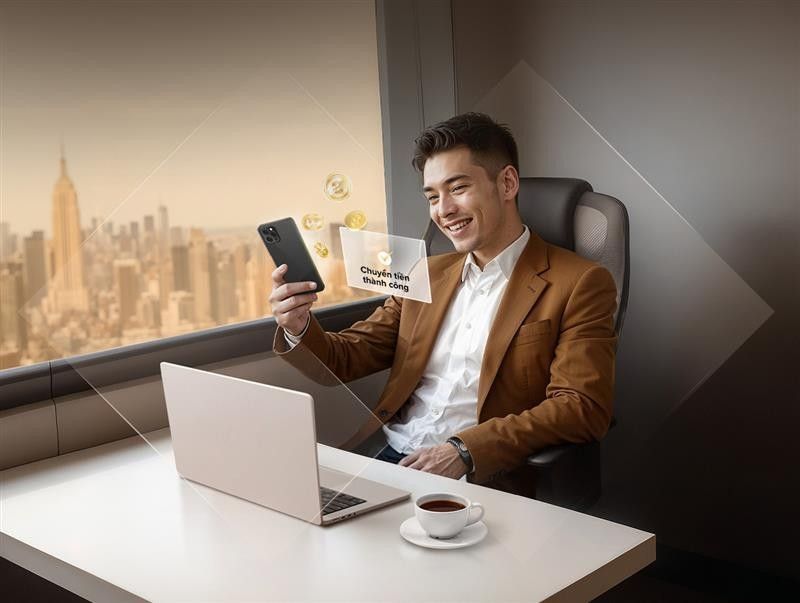 Khách hàng thực hiện thủ tục mua bán ngoại tệ hợp pháp tại ngân hàng