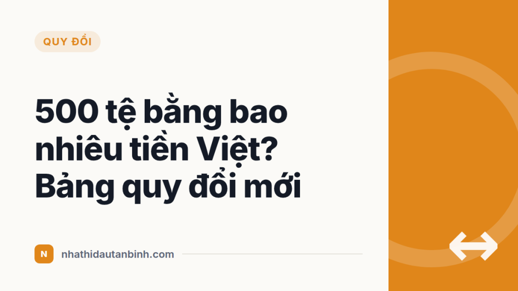 500 tệ bằng bao nhiêu tiền Việt? Bảng quy đổi mới