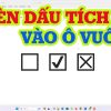 Cách Đánh Dấu Tích Vào Ô Vuông Trong Word Nhanh Nhất