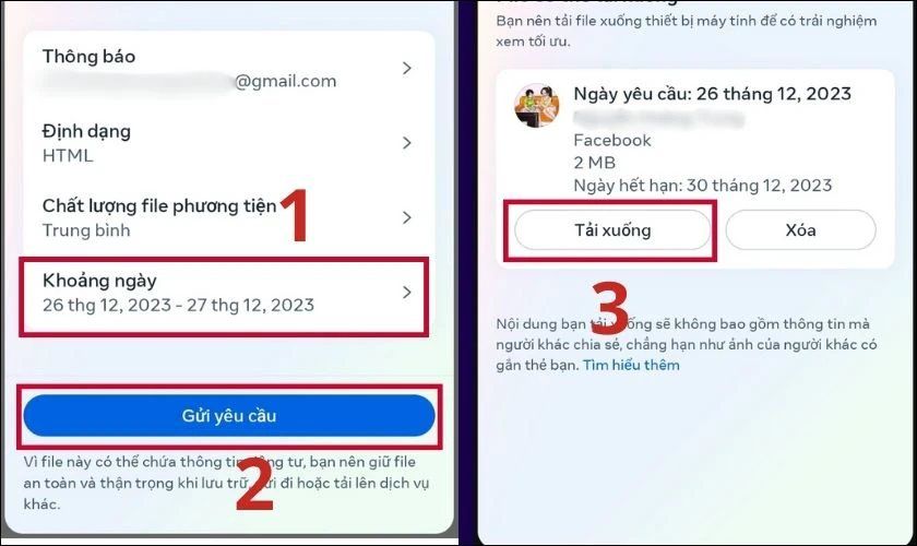 Mục lưu trữ tin nhắn trên ứng dụng Messenger điện thoại