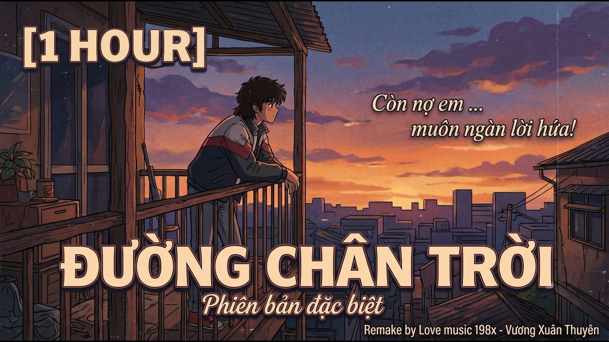 Lời bài hát Đường Chân Trời với giai điệu ballad trầm buồn