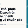 Cách khôi phục ảnh đã xóa trên iPhone nhanh chóng và chuẩn xác