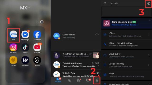 Tùy chọn thiết lập mật khẩu cho bản sao lưu dữ liệu tin nhắn Zalo
