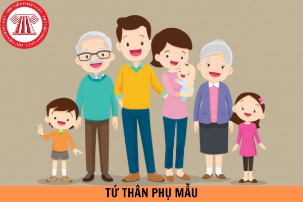 Tứ thân phụ mẫu gồm cha mẹ ruột của vợ và chồng trong lễ cưới hỏi