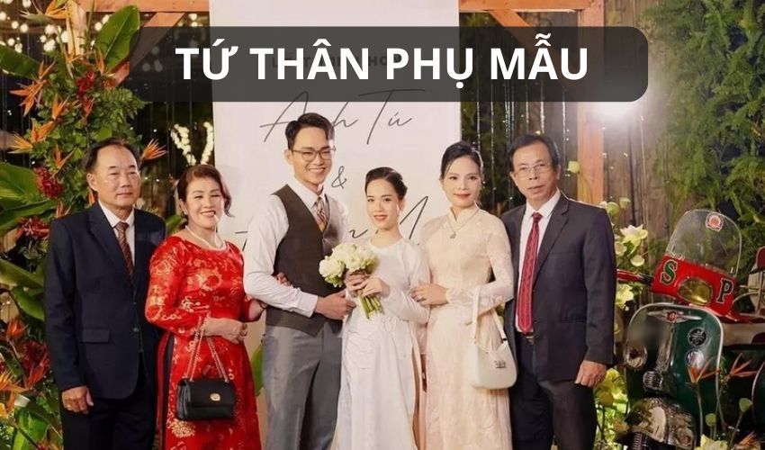 Con cháu thể hiện lòng hiếu thảo kính trọng tứ thân phụ mẫu